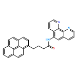 1-Pyrenebutanamide, N-1,10-phenanthrolin-5-yl-