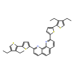 1,10-Phenanthroline, 2,9-bis(3',4'-diethyl[2,2'-bithiophen]-5-yl)-