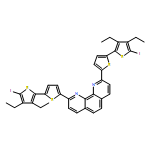 1,10-Phenanthroline, 2,9-bis(3',4'-diethyl-5'-iodo[2,2'-bithiophen]-5-yl)-