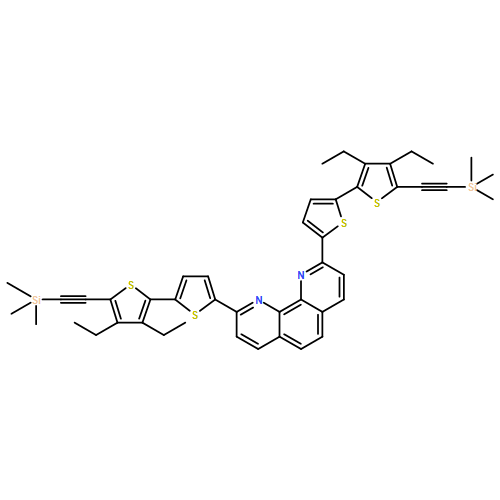 1,10-Phenanthroline, 2,9-bis[3',4'-diethyl-5'-[2-(trimethylsilyl)ethynyl][2,2'-bithiophen]-5-yl]-