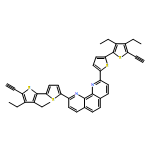 1,10-Phenanthroline, 2,9-bis(3',4'-diethyl-5'-ethynyl[2,2'-bithiophen]-5-yl)-