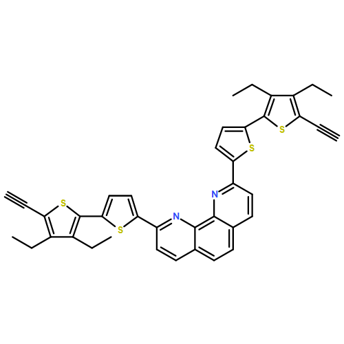 1,10-Phenanthroline, 2,9-bis(3',4'-diethyl-5'-ethynyl[2,2'-bithiophen]-5-yl)-