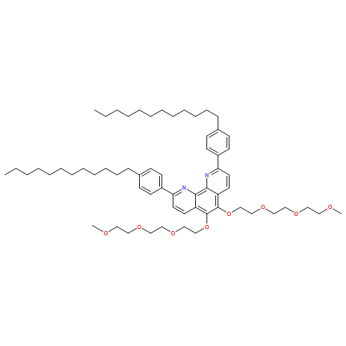 1,10-Phenanthroline, 2,9-bis(4-dodecylphenyl)-5,6-bis[2-[2-(2-methoxyethoxy)ethoxy]ethoxy]-