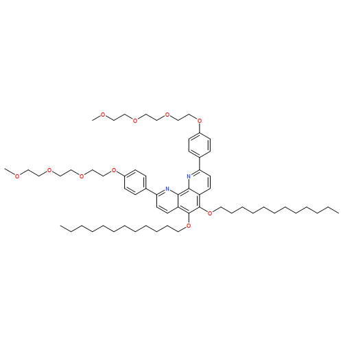 1,10-Phenanthroline, 5,6-bis(dodecyloxy)-2,9-bis[4-[2-[2-(2-methoxyethoxy)ethoxy]ethoxy]phenyl]-