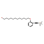 Benzene, 1-[(12-bromododecyl)oxy]-2-[2-(trimethylsilyl)ethynyl]-