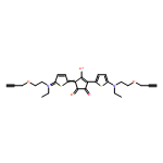 Ethanaminium, N-ethyl-N-[5-[3-[5-[ethyl[2-(2-propyn-1-yloxy)ethyl]amino]-2-thienyl]-2-hydroxy-4,5-dioxo-2-cyclopenten-1-ylidene]-2(5H)-thienylidene]-2-