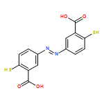 Benzoic acid, 3,3'-(1E)-1,2-diazenediylbis[6-mercapto-