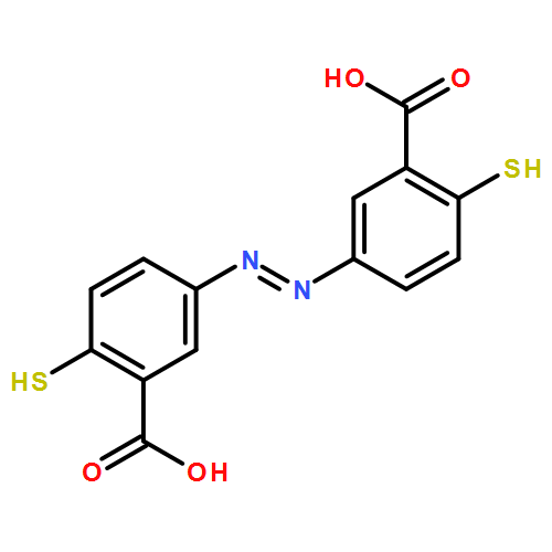 Benzoic acid, 3,3'-(1E)-1,2-diazenediylbis[6-mercapto-