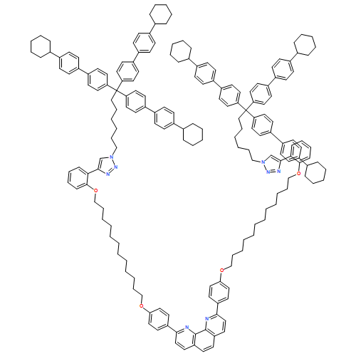 1,10-Phenanthroline, 2,9-bis[4-[[12-[2-[1-[7,7,7-tris(4'-cyclohexyl[1,1'-biphenyl]-4-yl)heptyl]-1H-1,2,3-triazol-4-yl]phenoxy]dodecyl]oxy]phenyl]-