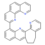 5H-Pyrido[3',2':6,7]cyclohepta[1,2-b]quinoline, 6,7-dihydro-12-(1,10-phenanthrolin-2-yl)-