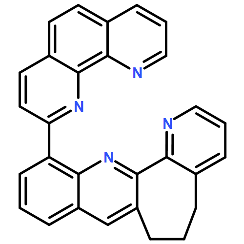 5H-Pyrido[3',2':6,7]cyclohepta[1,2-b]quinoline, 6,7-dihydro-12-(1,10-phenanthrolin-2-yl)-