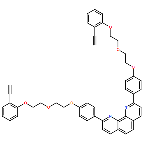 1,10-Phenanthroline, 2,9-bis[4-[2-[2-(2-ethynylphenoxy)ethoxy]ethoxy]phenyl]-