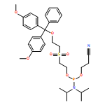 Phosphoramidous acid, N,N-bis(1-methylethyl)-, 2-[[2-[bis(4-methoxyphenyl)phenylmethoxy]ethyl]sulfonyl]ethyl 2-cyanoethyl ester