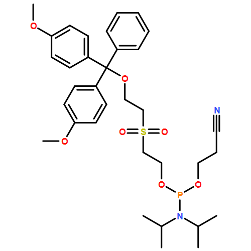 Phosphoramidous acid, N,N-bis(1-methylethyl)-, 2-[[2-[bis(4-methoxyphenyl)phenylmethoxy]ethyl]sulfonyl]ethyl 2-cyanoethyl ester