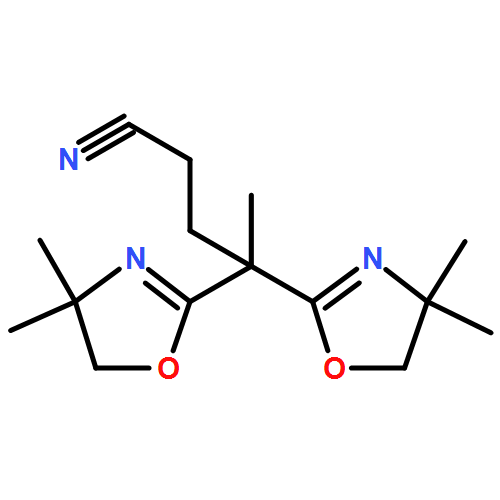 2-Oxazolebutanenitrile, γ-(4,5-dihydro-4,4-dimethyl-2-oxazolyl)-4,5-dihydro-γ,4,4-trimethyl-