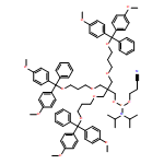 Phosphoramidous acid, N,N-bis(1-methylethyl)-, 3-[3-[bis(4-methoxyphenyl)phenylmethoxy]propoxy]-2,2-bis[[3-[bis(4-methoxyphenyl)phenylmethoxy]propoxy]methyl]propyl 2-cyanoethyl ester