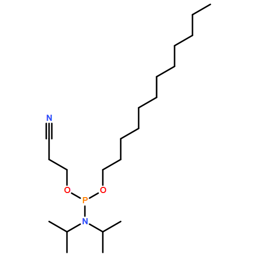 Phosphoramidous acid, N,N-bis(1-methylethyl)-, 2-cyanoethyl dodecyl ester