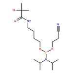 Phosphoramidous acid, N,N-bis(1-methylethyl)-, 4-[(2-bromo-2-methyl-1-oxopropyl)amino]butyl 2-cyanoethyl ester