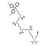 Phosphoramidous acid, N,N-bis(1-methylethyl)-, 24,24-bis(4-methoxyphenyl)-24-phenyl-5,9,14,18-tetrakis(2,2,2-trifluoroacetyl)-23-oxa-5,9,14,18-tetraazatetracos-1-yl 2-cyanoethyl ester