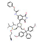 Acetamide, N-[7-[5-O-[bis(4-methoxyphenyl)phenylmethyl]-3-O-[[bis(1-methylethyl)amino](2-cyanoethoxy)phosphino]-2-deoxy-β-D-erythro-pentofuranosyl]-2,3-dihydro-1,3-dioxo-1H-isoindol-5-yl]-2-phenoxy-