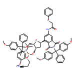 Acetamide, N-[2-[bis(4-methoxyphenyl)phenylmethyl]-7-[5-O-[bis(4-methoxyphenyl)phenylmethyl]-3-O-[[bis(1-methylethyl)amino](2-cyanoethoxy)phosphino]-2-deoxy-β-D-erythro-pentofuranosyl]-2,3-dihydro-1,3-dioxo-1H-isoindol-5-yl]-2-phenoxy-