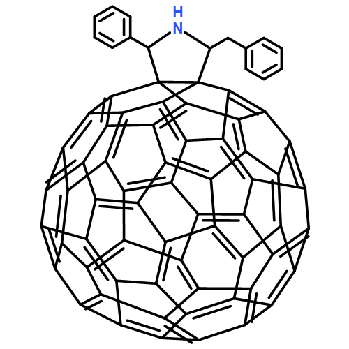 2'H-[5,6]Fullereno-C60-Ih-[1,9-c]pyrrole, 1',5'-dihydro-2'-phenyl-5'-(phenylmethyl)-, cis- (9CI) 