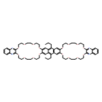 Anthra[2'',3'':14,15;6'',7'':14',15']bis[1,4,7,10,13,16,19,22]octaoxacyclotetracosino[2,3-b:2',3'-b']diquinoxaline, 7,8,10,11,13,14,20,21,23,24,26,27,36,37,39,40,42,43,49,50,52,53,55,56-tetracosahydro-17,46-dipropyl-