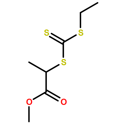 Propanoic acid, 2-[[(ethylthio)thioxomethyl]thio]-, methyl ester 