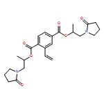 1,4-Benzenedicarboxylic acid, 2-ethenyl-, 1,4-bis[1-methyl-2-(2-oxo-1-pyrrolidinyl)ethyl] ester