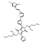 Pyrrolo[3,4-c]pyrrole-1,4-dione, 3-[5'-[(1E)-2-(2,5-dibromo-3-thienyl)ethenyl][2,2'-bithiophen]-5-yl]-2,5-bis(2-ethylhexyl)-2,5-dihydro-6-(2-thienyl)-