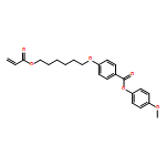 Benzoic acid, 4-[[6-[(1-oxo-2-propen-1-yl)oxy]hexyl]oxy]-, 4-methoxyphenyl ester