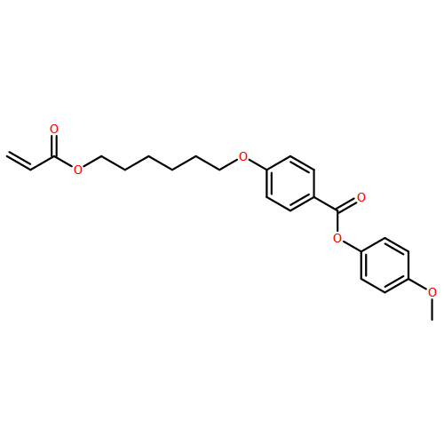 Benzoic acid, 4-[[6-[(1-oxo-2-propen-1-yl)oxy]hexyl]oxy]-, 4-methoxyphenyl ester