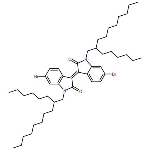 2H-Indol-2-one, 6-bromo-3-[6-bromo-1-(2-hexyldecyl)-1,2-dihydro-2-oxo-3H-indol-3-ylidene]-1-(2-hexyldecyl)-1,3-dihydro-