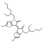 5H-Thieno[3,2-b]pyrrol-5-one, 2-bromo-6-[2-bromo-4-(2-ethylhexyl)-4,5-dihydro-5-oxo-6H-thieno[3,2-b]pyrrol-6-ylidene]-4-(2-ethylhexyl)-4,6-dihydro-