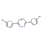 1,2,4,5-Tetrazine, 3,6-bis(5-bromo-2-thienyl)-