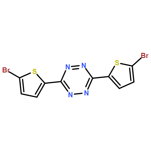 1,2,4,5-Tetrazine, 3,6-bis(5-bromo-2-thienyl)-