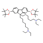 9H-Fluorene-9,9-dihexanamine, N,N,N',N'-tetraethyl-2,7-bis(4,4,5,5-tetramethyl-1,3,2-dioxaborolan-2-yl)-