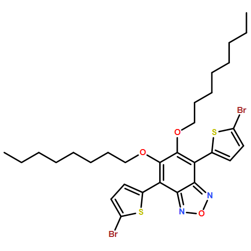 2,1,3-Benzoxadiazole, 4,7-bis(5-bromo-2-thienyl)-5,6-bis(octyloxy)-