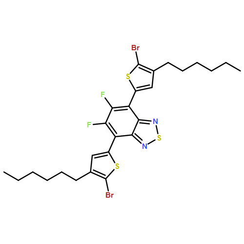 2,1,3-Benzothiadiazole, 4,7-bis(5-bromo-4-hexyl-2-thienyl)-5,6-difluoro-