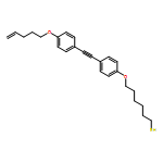 1-Hexanethiol, 6-[4-[2-[4-(4-penten-1-yloxy)phenyl]ethynyl]phenoxy]-