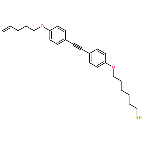 1-Hexanethiol, 6-[4-[2-[4-(4-penten-1-yloxy)phenyl]ethynyl]phenoxy]-