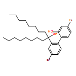 [1,1'-Biphenyl]-2-methanol, 4,4'-dibromo-2'-hydroxy-α,α-dioctyl-