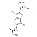 Thieno[3,2-b]thiophene, 3,6-dibromo-2,5-bis(3-bromo-2-thienyl)-