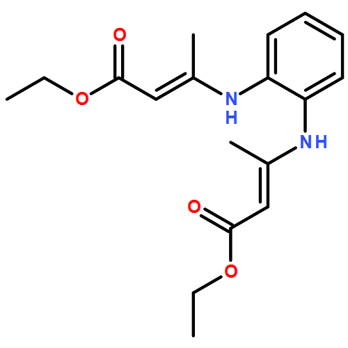 2-Butenoic acid, 3,3'-(1,2-phenylenediimino)bis-, 1,1'-diethyl ester, (2E,2'E)-