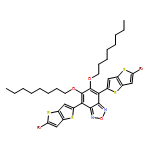 2,1,3-Benzoxadiazole, 4,7-bis(5-bromothieno[3,2-b]thien-2-yl)-5,6-bis(octyloxy)-