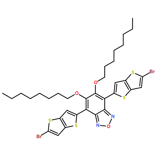 2,1,3-Benzoxadiazole, 4,7-bis(5-bromothieno[3,2-b]thien-2-yl)-5,6-bis(octyloxy)-