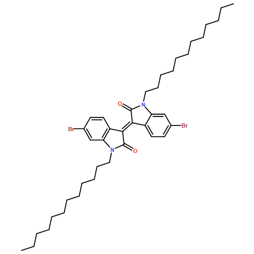 2H-Indol-2-one, 6-bromo-3-(6-bromo-1-dodecyl-1,2-dihydro-2-oxo-3H-indol-3-ylidene)-1-dodecyl-1,3-dihydro-