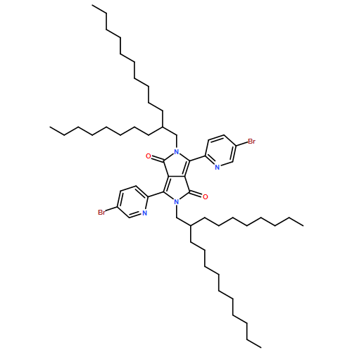 Pyrrolo[3,4-c]pyrrole-1,4-dione, 3,6-bis(5-bromo-2-pyridinyl)-2,5-dihydro-2,5-bis(2-octyldodecyl)-