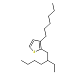 Thiophene, 2-(2-ethylhexyl)-3-hexyl-