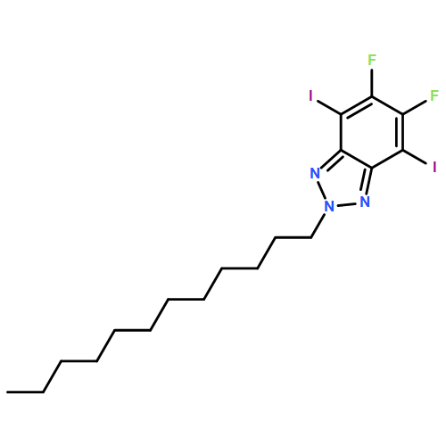 2H-Benzotriazole, 2-dodecyl-5,6-difluoro-4,7-diiodo-